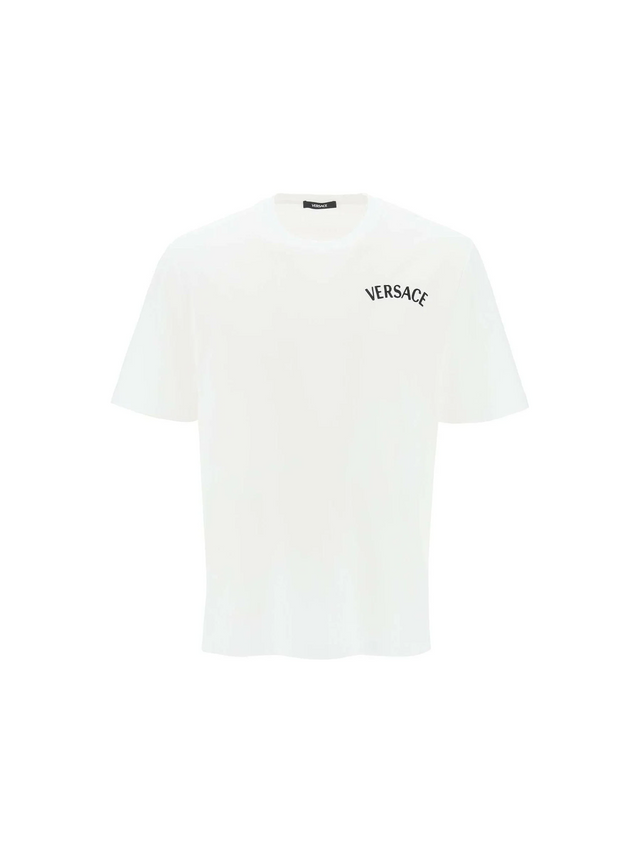 Milano Stamp Crew Neck T-Shirt VERSACE JOHN JULIA.