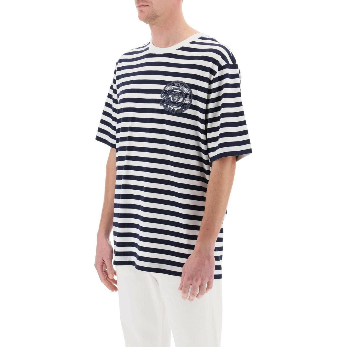 Nautical Stripe T-Shirt VERSACE JOHN JULIA.