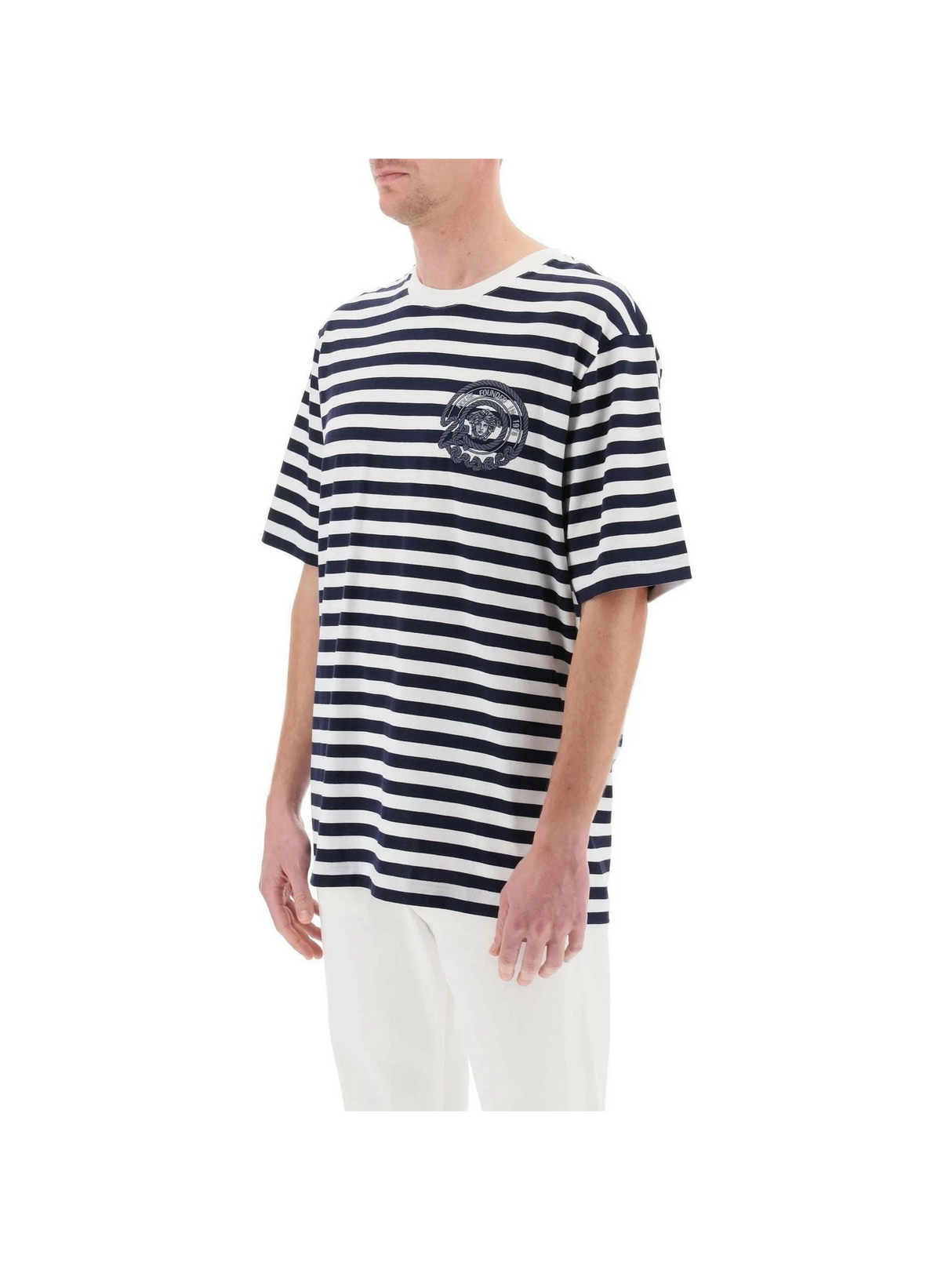 Nautical Stripe T-Shirt VERSACE JOHN JULIA.