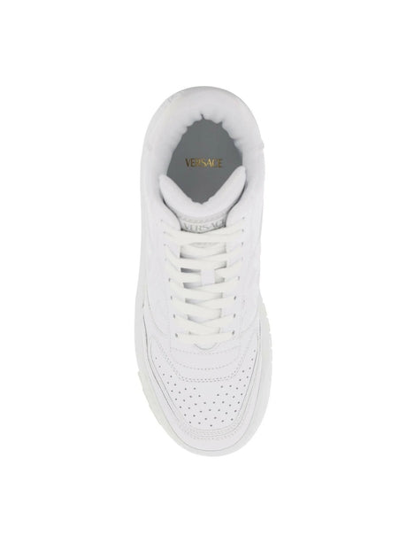 VERSACE-Odissea Leather Sneakers-JOHN JULIA