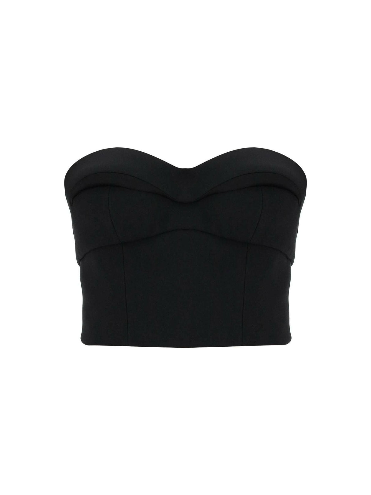 Padded Cup Bustier Top With VERSACE JOHN JULIA.