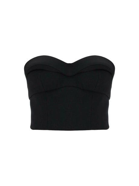 Padded Cup Bustier Top With VERSACE JOHN JULIA.