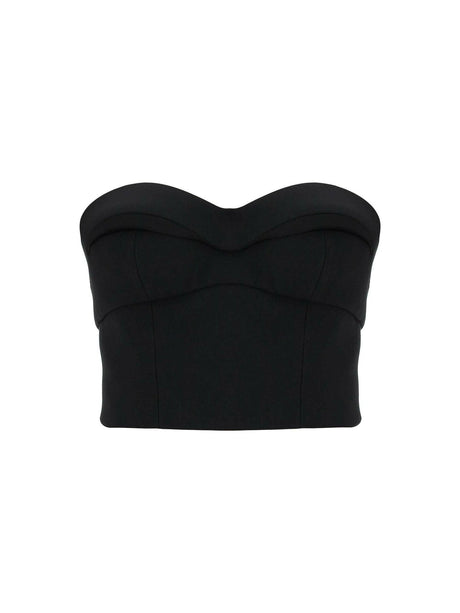 Padded Cup Bustier Top With VERSACE JOHN JULIA.