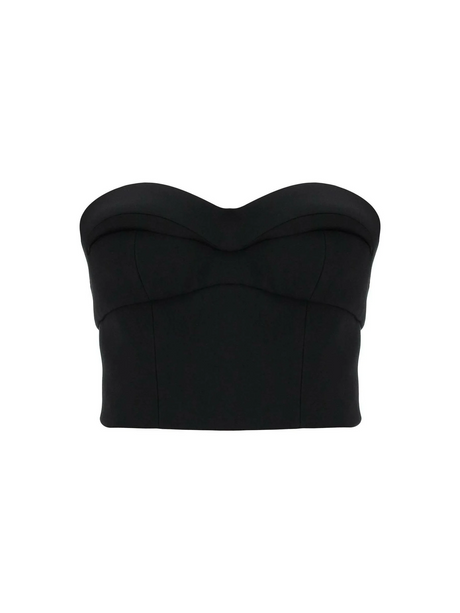 Padded Cup Bustier Top With VERSACE JOHN JULIA.