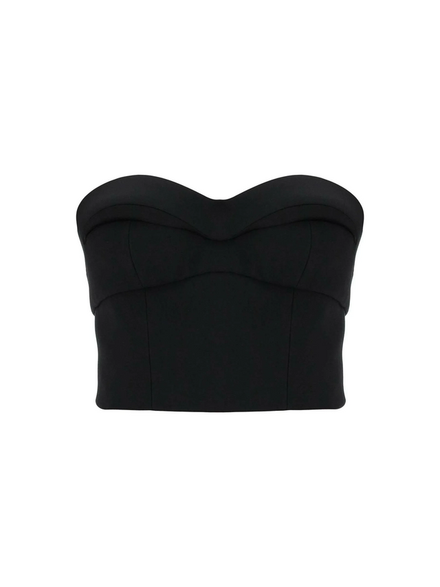 Padded Cup Bustier Top With VERSACE JOHN JULIA.