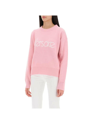 Pale Pink 1978 Re-Edition Wool Sweater VERSACE JOHN JULIA.