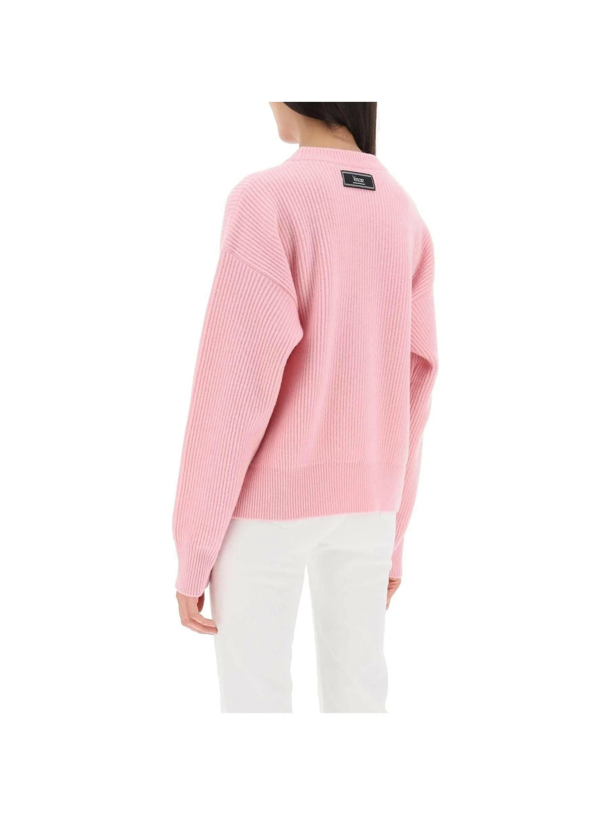 Pale Pink 1978 Re-Edition Wool Sweater VERSACE JOHN JULIA.