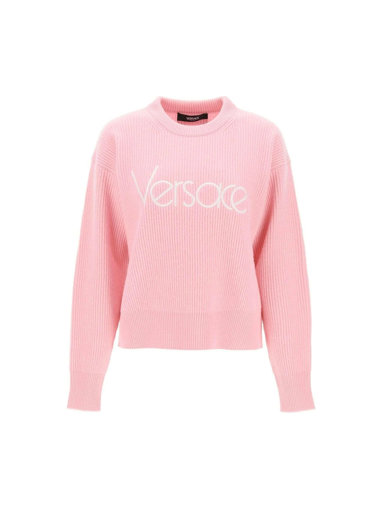 Pale Pink 1978 Re-Edition Wool Sweater VERSACE JOHN JULIA.