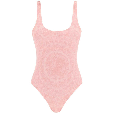 Pink Barocco One-Piece Swimsuit VERSACE JOHN JULIA.