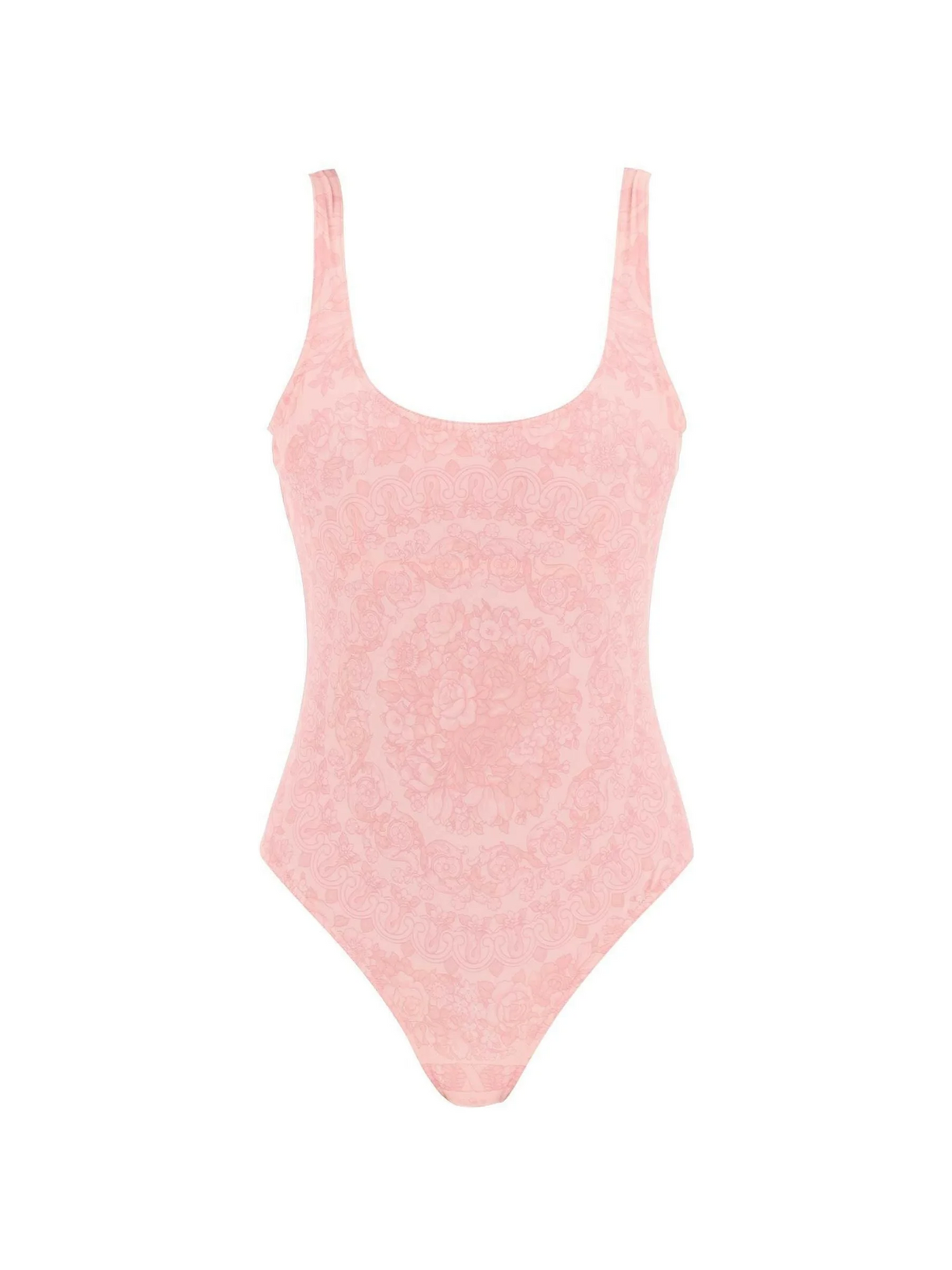 Pink Barocco One-Piece Swimsuit VERSACE JOHN JULIA.