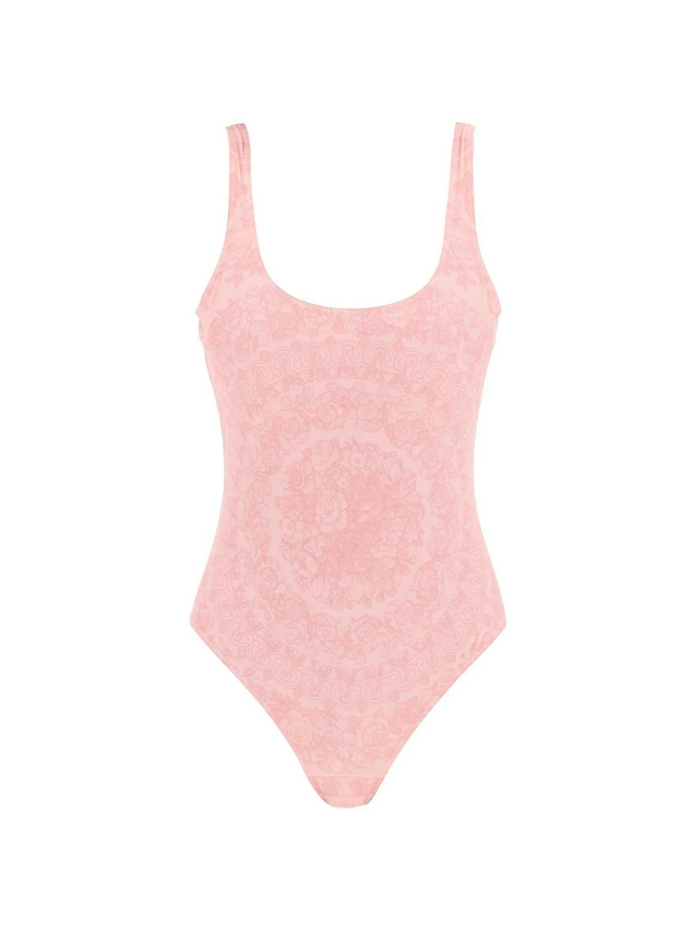 Pink Barocco One-Piece Swimsuit VERSACE JOHN JULIA.