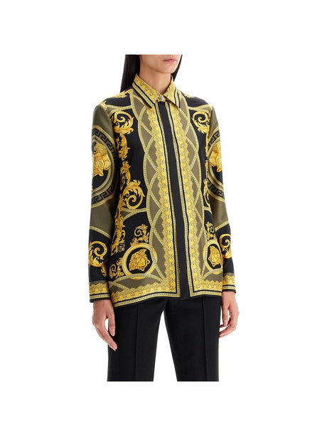 Silk Twill Shirt La Coupe des Dieux Print - Women > Clothing > Shirts and Blouses > Shirts