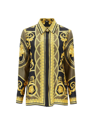 Silk Twill Shirt La Coupe des Dieux Print - Women > Clothing > Shirts and Blouses > Shirts