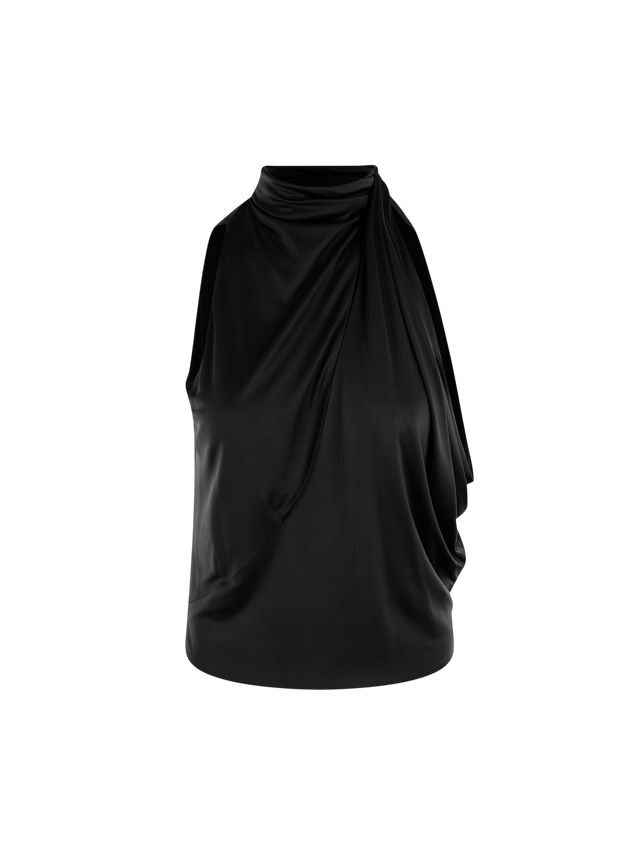 Sustainable Viscose Sleeveless Top-VERSACE-JOHN JULIA