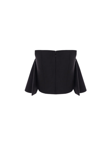 Bustier Top Wool Silk-Versace-JOHN JULIA