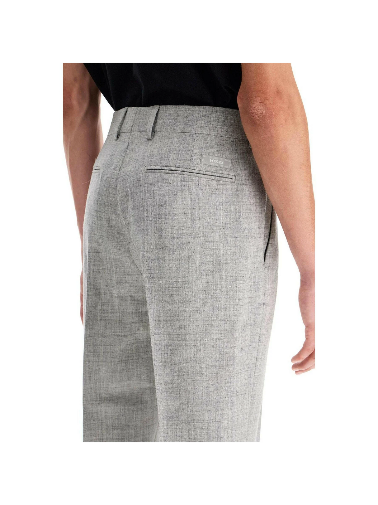 Wool-Blend Formal Pants.