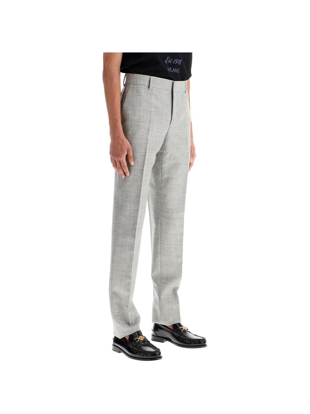 Wool-Blend Formal Pants.