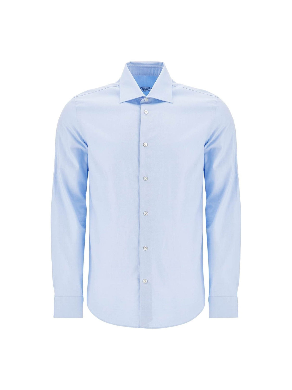 VINCENZO DI RUGGIERO-Slim Fit Twill Shirt For Men -JOHN JULIA.