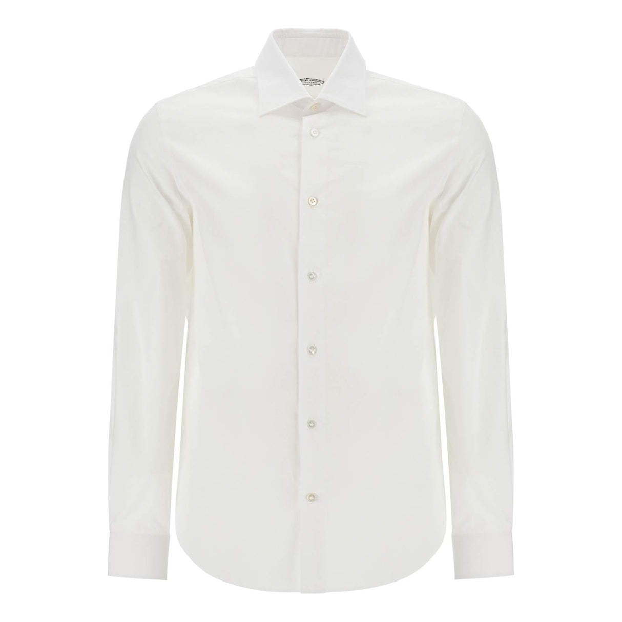 VINCENZO DI RUGGIERO-Slim Fit Twill Shirt For Men -JOHN JULIA.