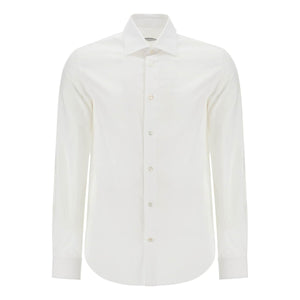 VINCENZO DI RUGGIERO-Slim Fit Twill Shirt For Men -JOHN JULIA.