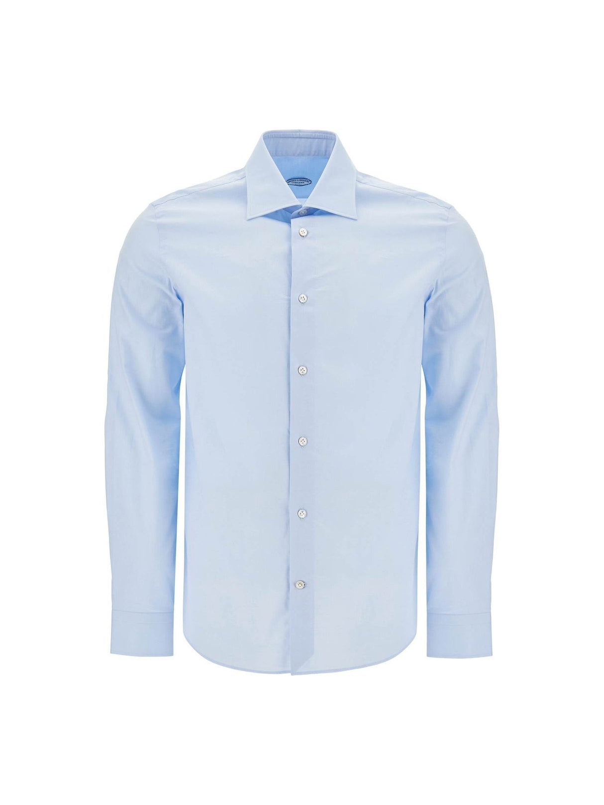 VINCENZO DI RUGGIERO-Slim Fit Twill Shirt For Men-JOHN JULIA