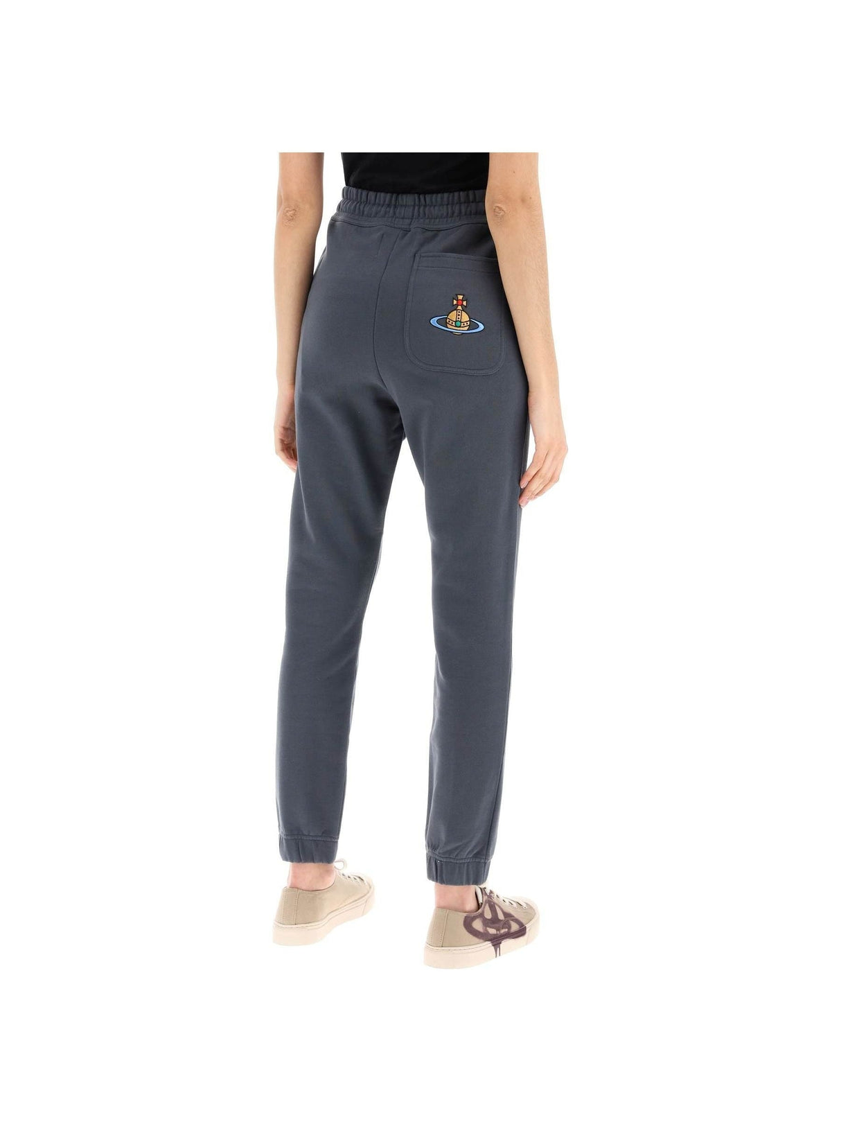 VIVIENNE WESTWOOD-Classic Organic Cotton Jogger Pants-JOHN JULIA