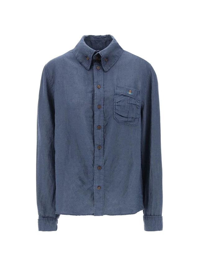 Crewe Krall Linen Shirt - XXXS - Unisex > Unisex clothing > Shirts