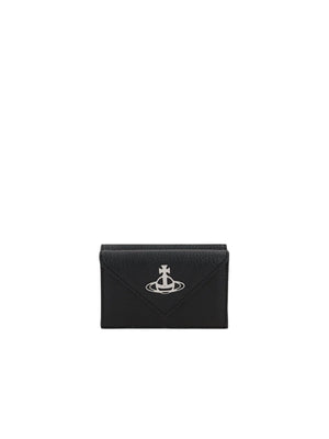 VIVIENNE WESTWOOD-Faux Leather Compact Billfold Wallet-JOHN JULIA