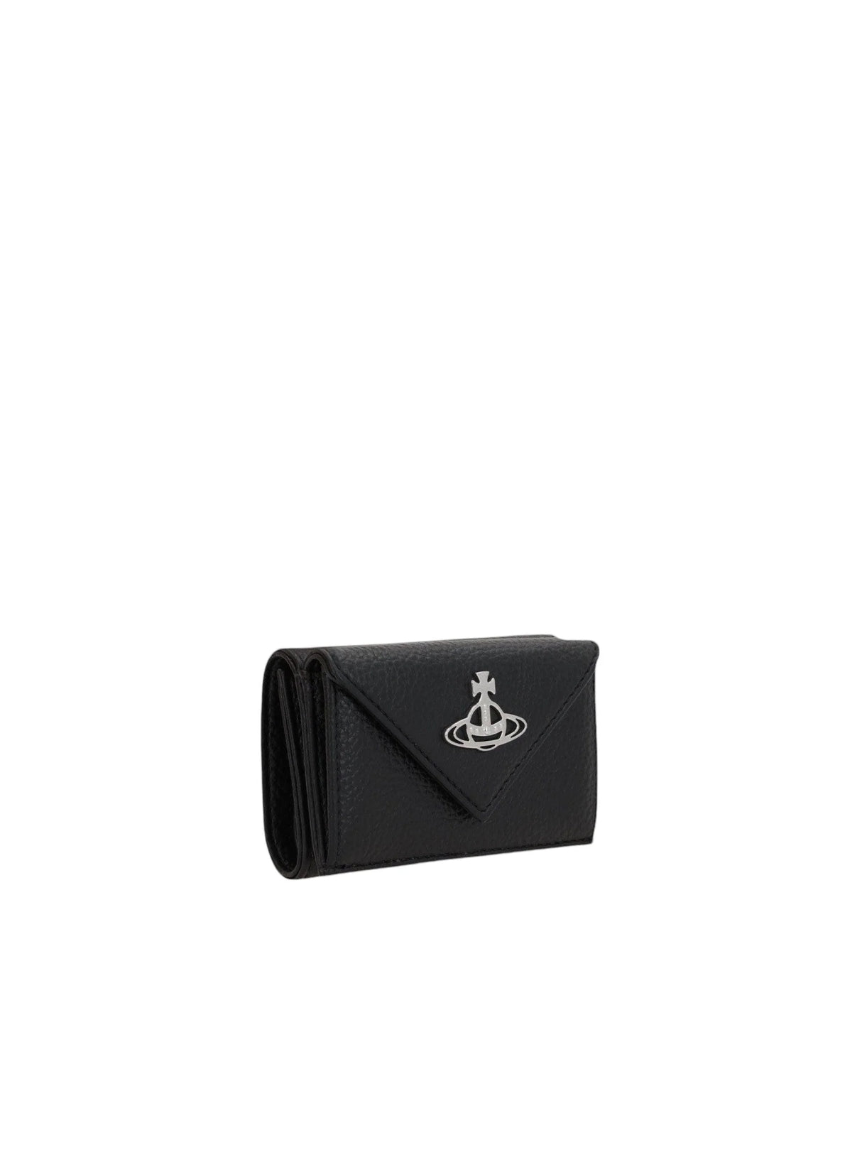 VIVIENNE WESTWOOD-Faux Leather Compact Billfold Wallet-JOHN JULIA