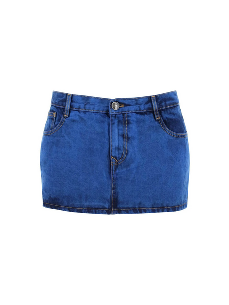 Foam Denim Miniskirt VIVIENNE WESTWOOD JOHN JULIA.