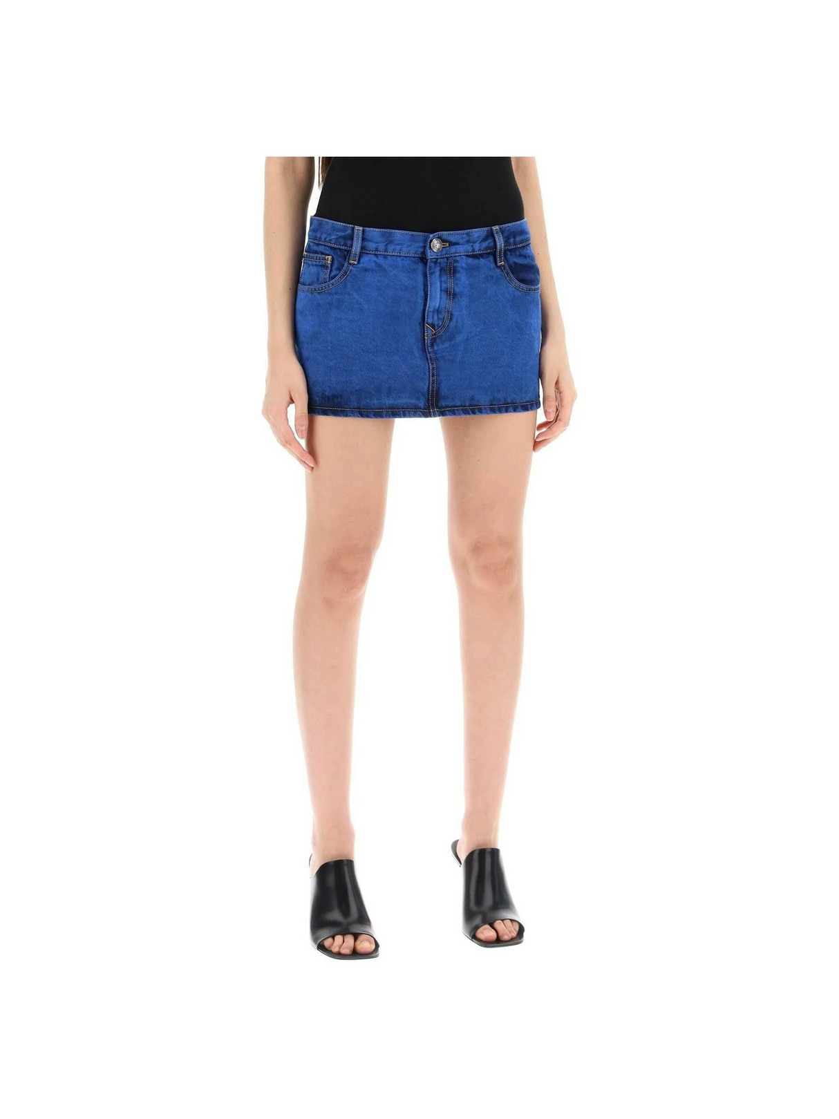 Foam Denim Miniskirt VIVIENNE WESTWOOD JOHN JULIA.