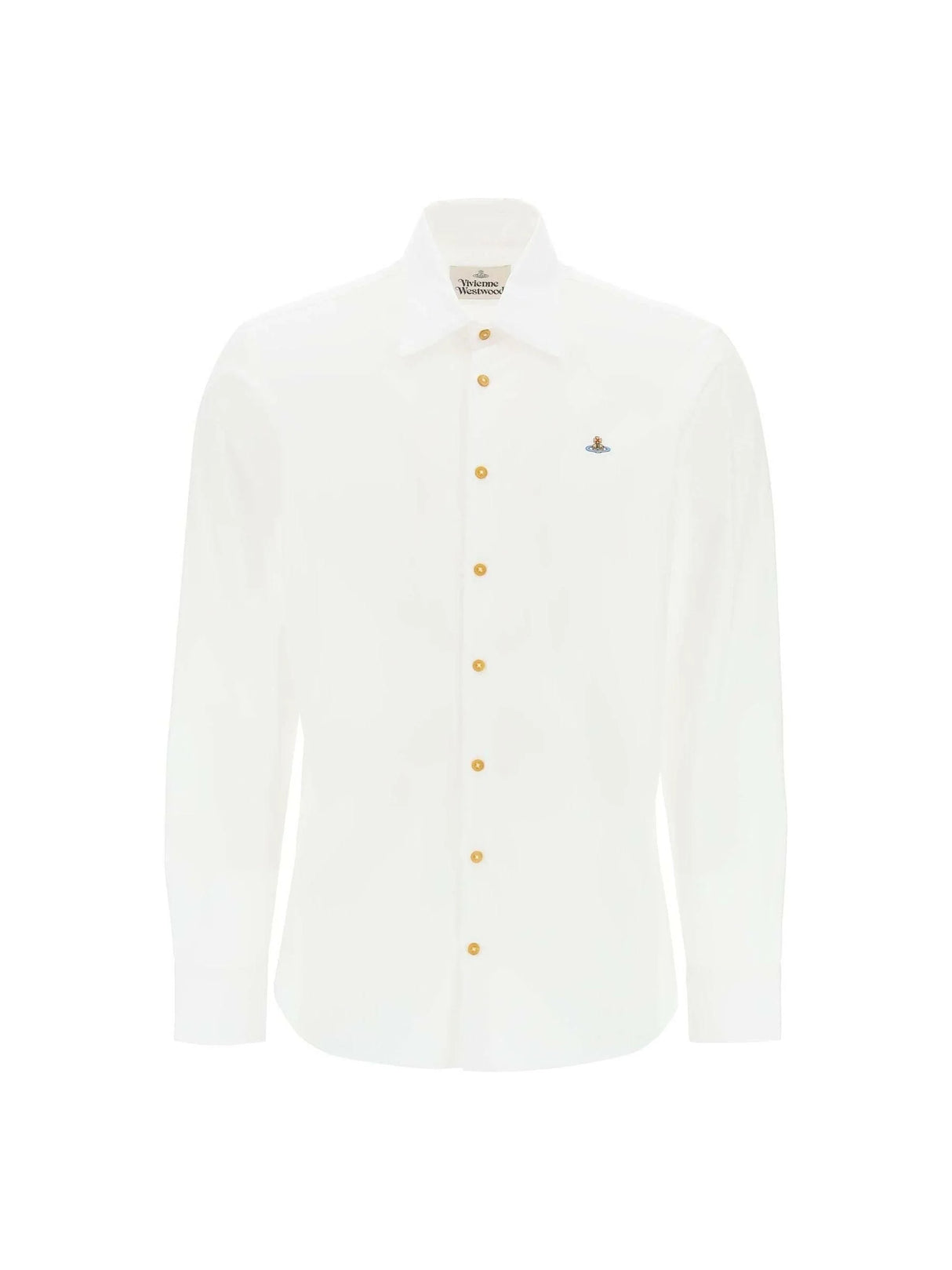 Ghost Shirt With Orb Embroidery VIVIENNE WESTWOOD JOHN JULIA.