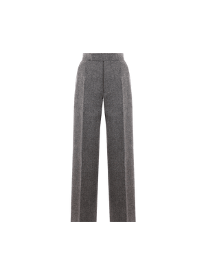 Lauren Mulesing-free Donegal Tweed Wide-leg Pants-VIVIENNE WESTWOOD-JOHN JULIA