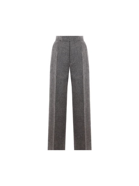 Lauren Mulesing-free Donegal Tweed Wide-leg Pants-VIVIENNE WESTWOOD-JOHN JULIA