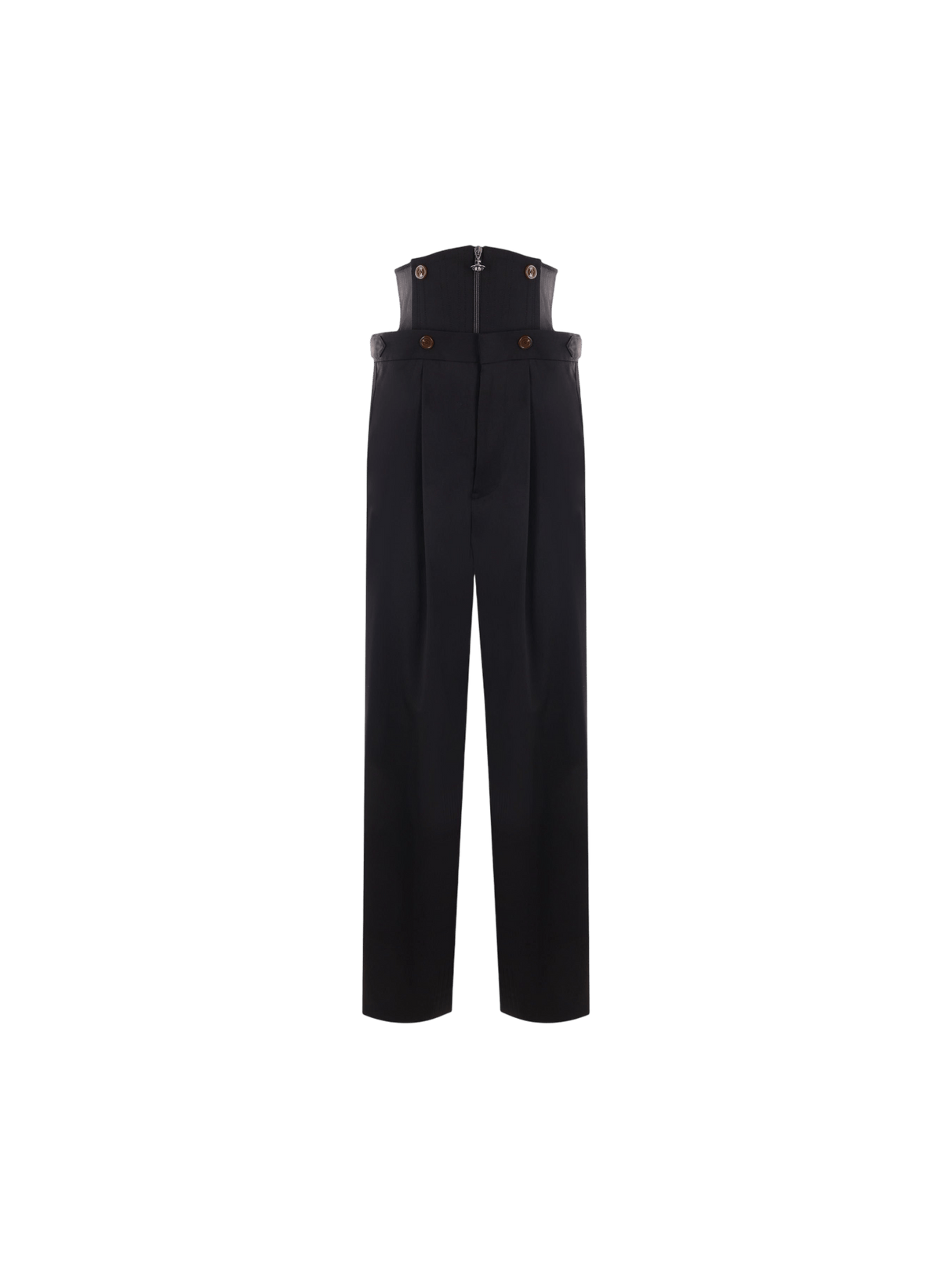 Long Macca Corset Wool Pants-VIVIENNE WESTWOOD-JOHN JULIA