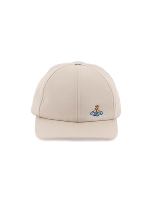 Orb Embroidered Cotton Canvas Cap