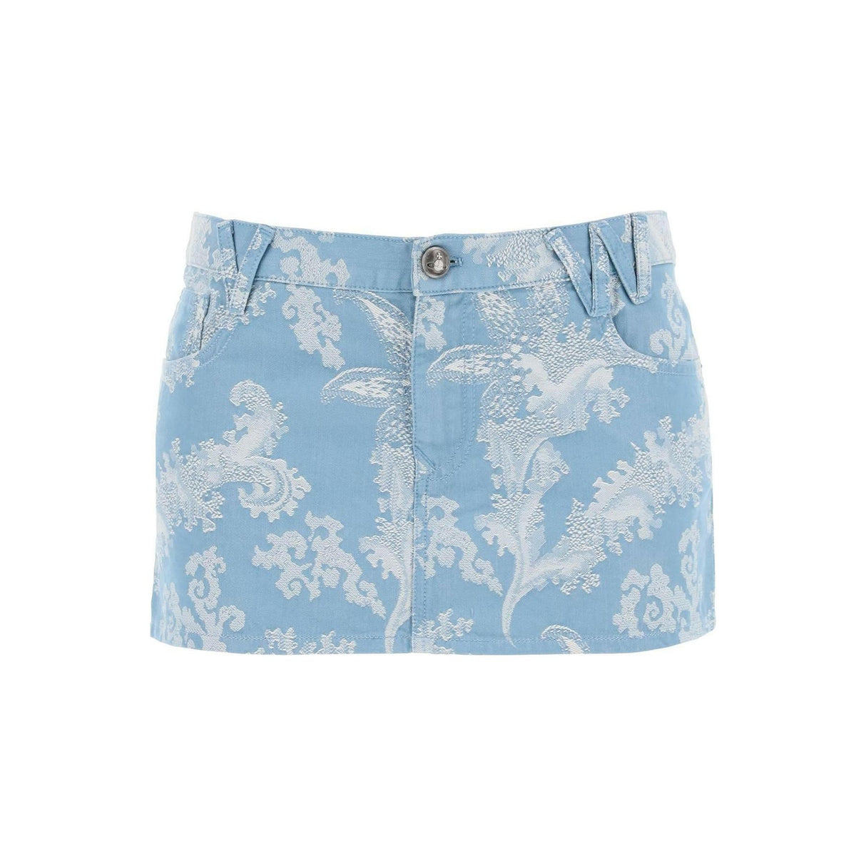 Organic Cotton 'Foam' Jacquard Mini Skirt VIVIENNE WESTWOOD JOHN JULIA.