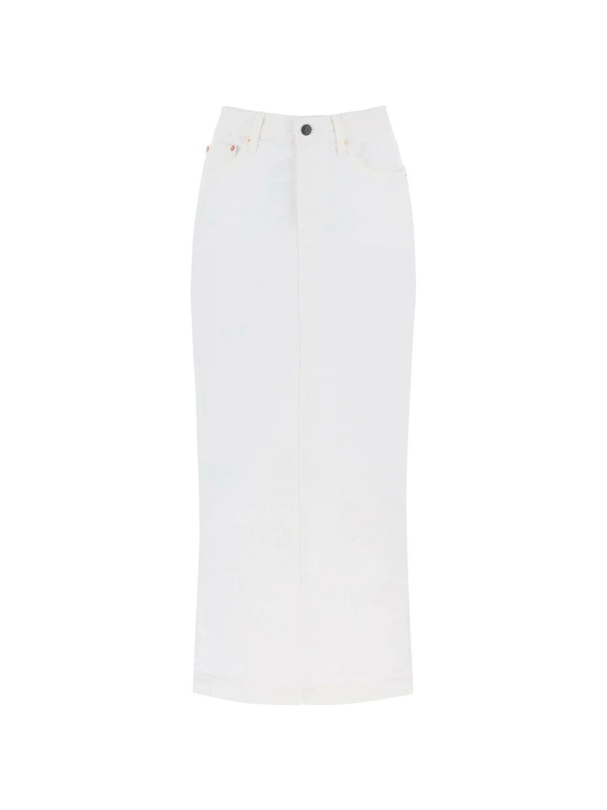 Cotton Denim Maxi Skirt WARDROBE.NYC JOHN JULIA.