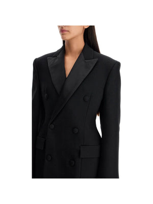 Double-Breasted Blazer Dress-WARDROBE.NYC-JOHN JULIA