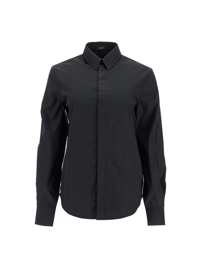 Flared Poplin Shirt-WARDROBE.NYC-JOHN JULIA