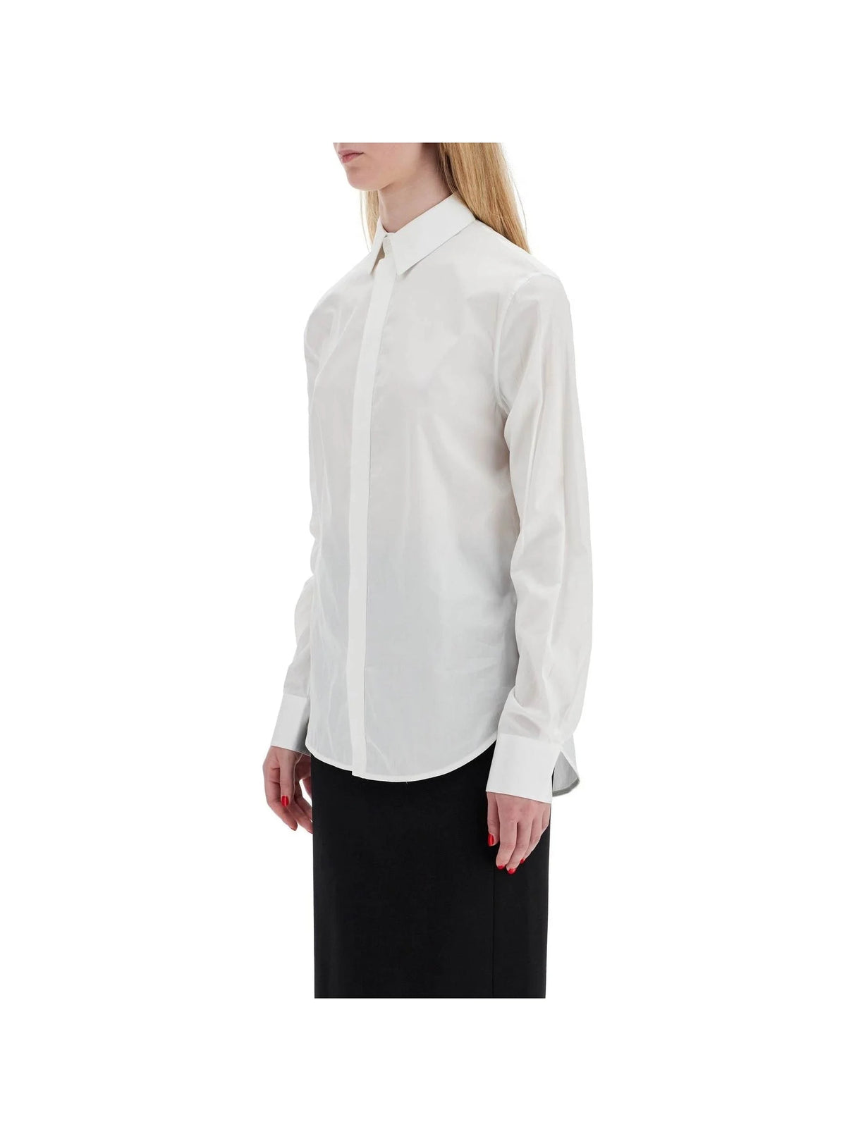 Flared Poplin Shirt-WARDROBE.NYC-JOHN JULIA