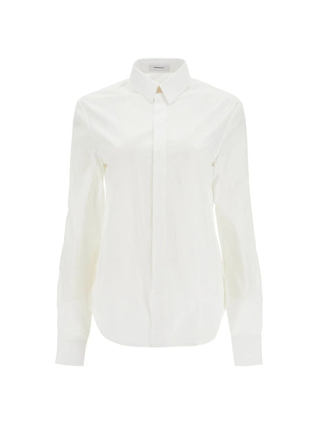 Flared Poplin Shirt-WARDROBE.NYC-JOHN JULIA