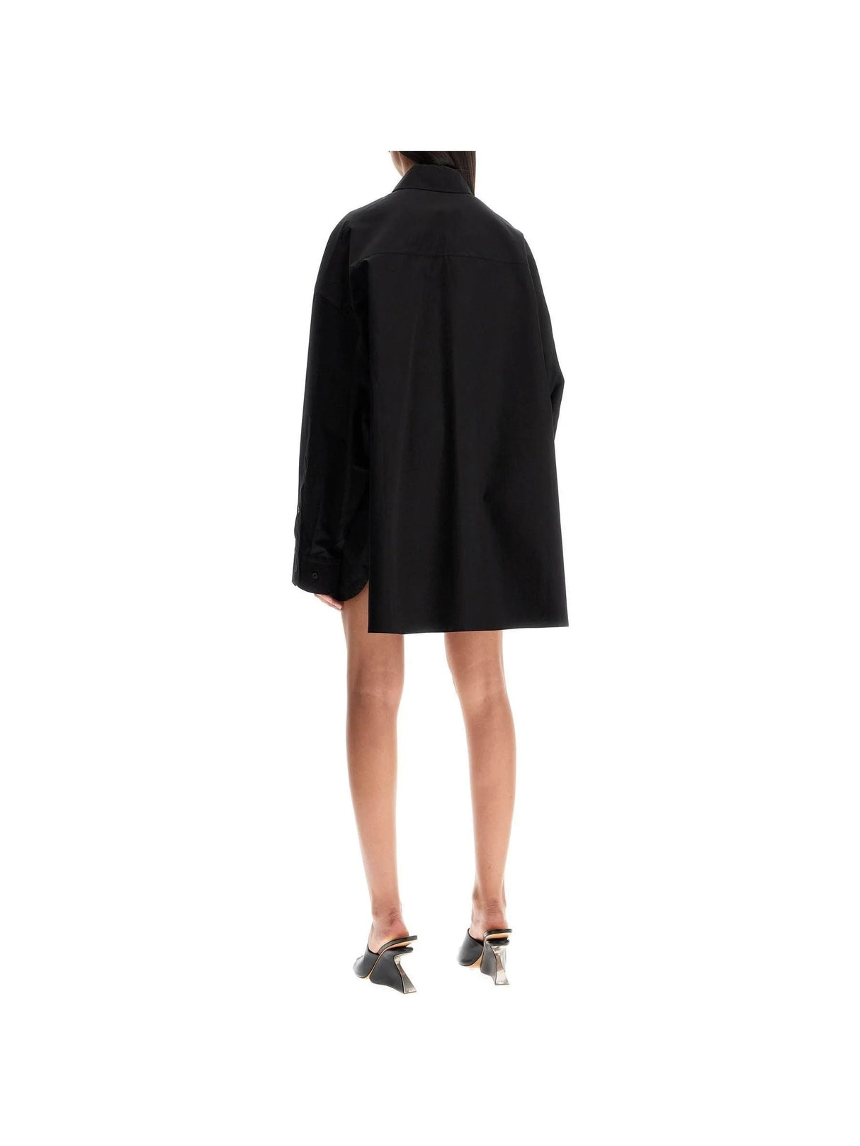 Mini Poplin Shirt Dress-WARDROBE.NYC-JOHN JULIA