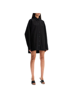 Mini Poplin Shirt Dress-WARDROBE.NYC-JOHN JULIA