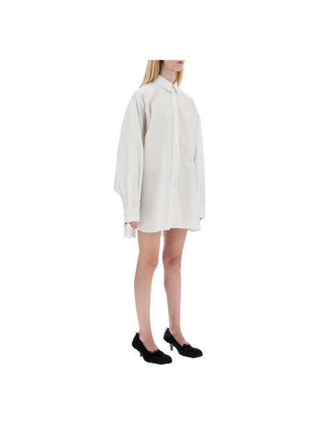 Mini Poplin Shirt Dress-WARDROBE.NYC-JOHN JULIA