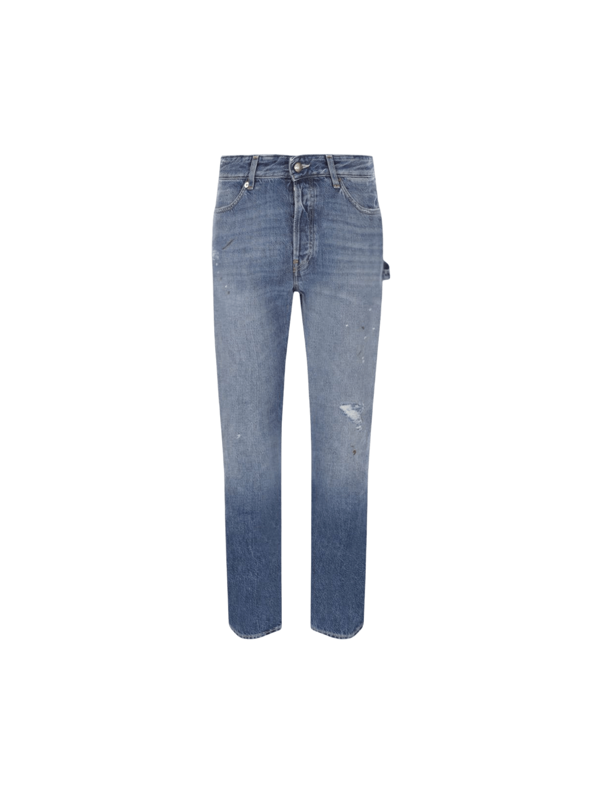 Farmer Cropped Denim Jeans-WASHINGTON DEE CEE-JOHN JULIA