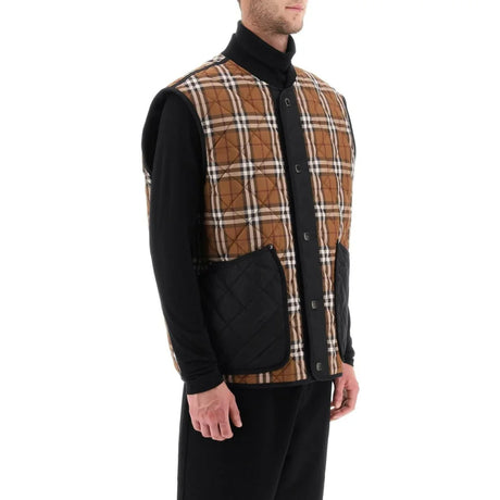 Weaveron Quilted Vest BURBERRY JOHN JULIA.