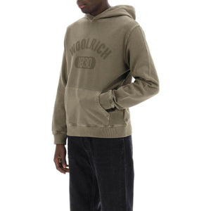 1830 Cotton Hoodie in Lake Olive WOOLRICH JOHN JULIA.