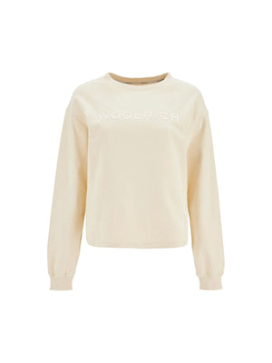 Embroidered Logo Wool Sweater-Woolrich-JOHN JULIA