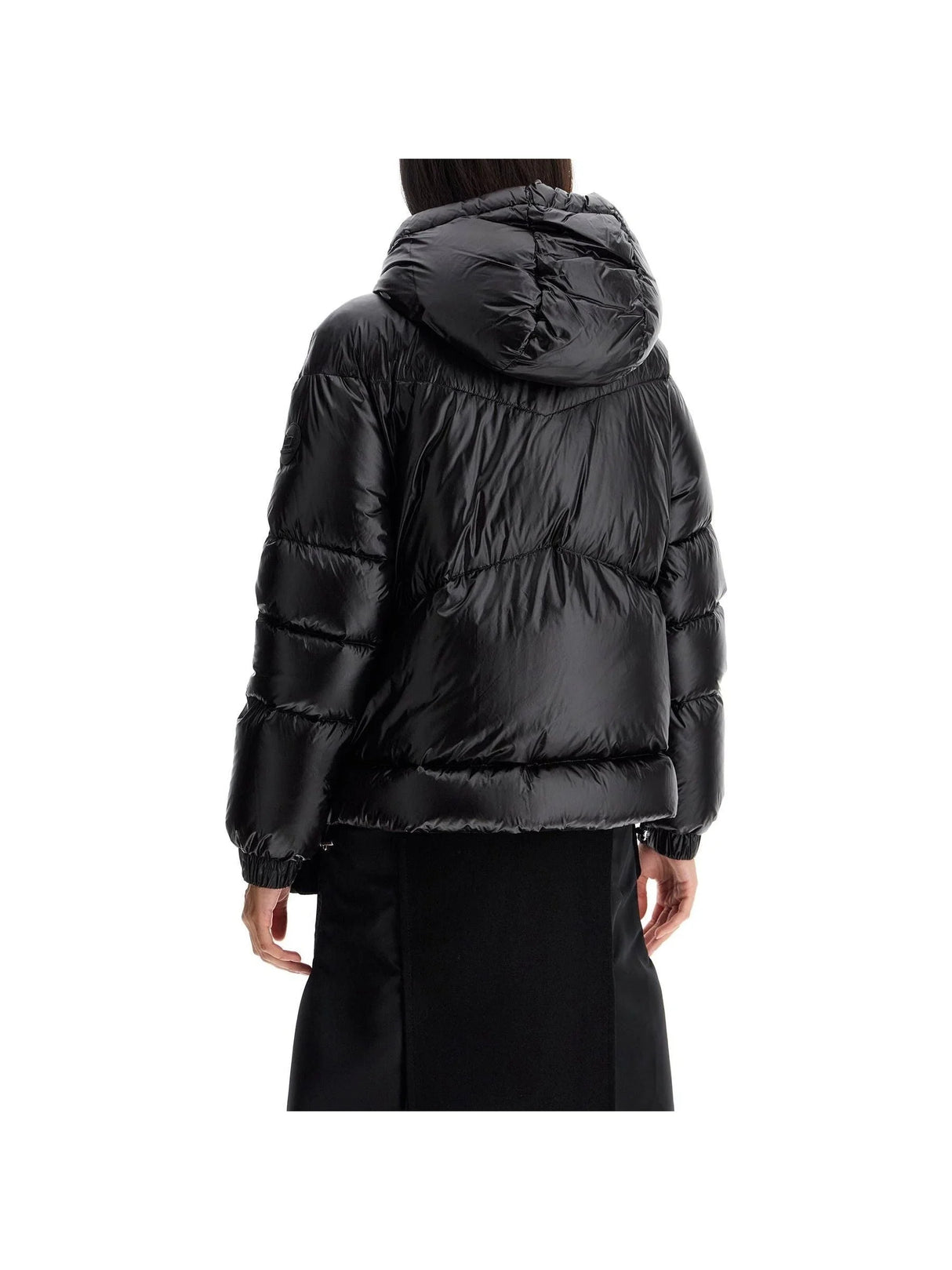 Satin Nylon Quilted Down Jacket - Women > Clothing > Outerwear > Puffer jackets